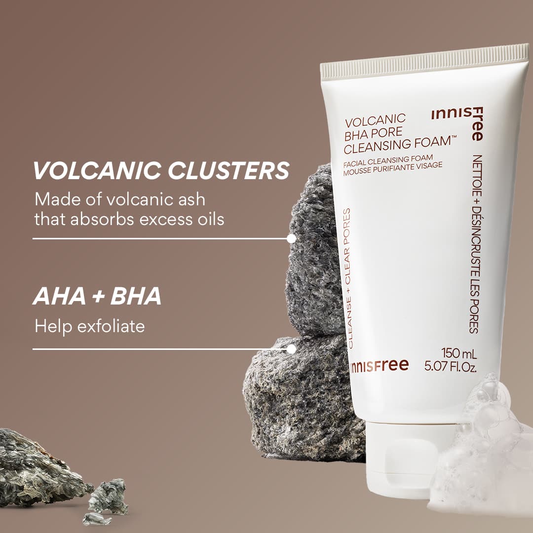 Innisfree Volcanic Clay BHA Pore Cleansing Foam 130g