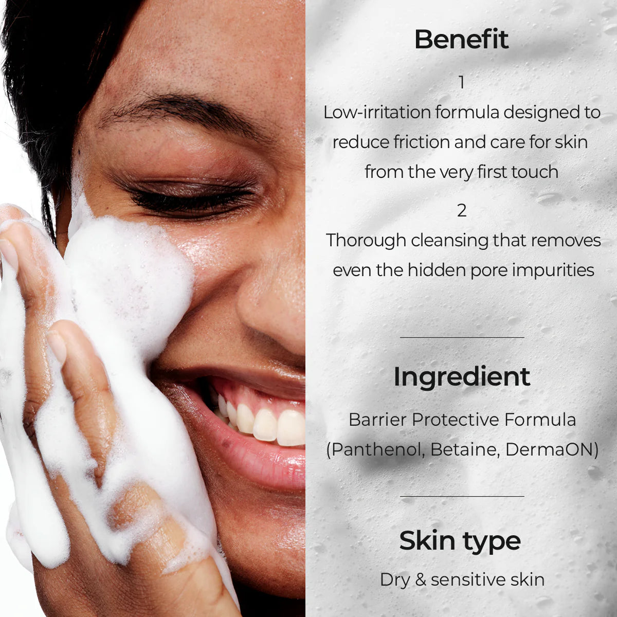 AESTURA Atobarrier 365 Gentle Foaming Cleanser | Sensitive Skin Face Wash 150 mL