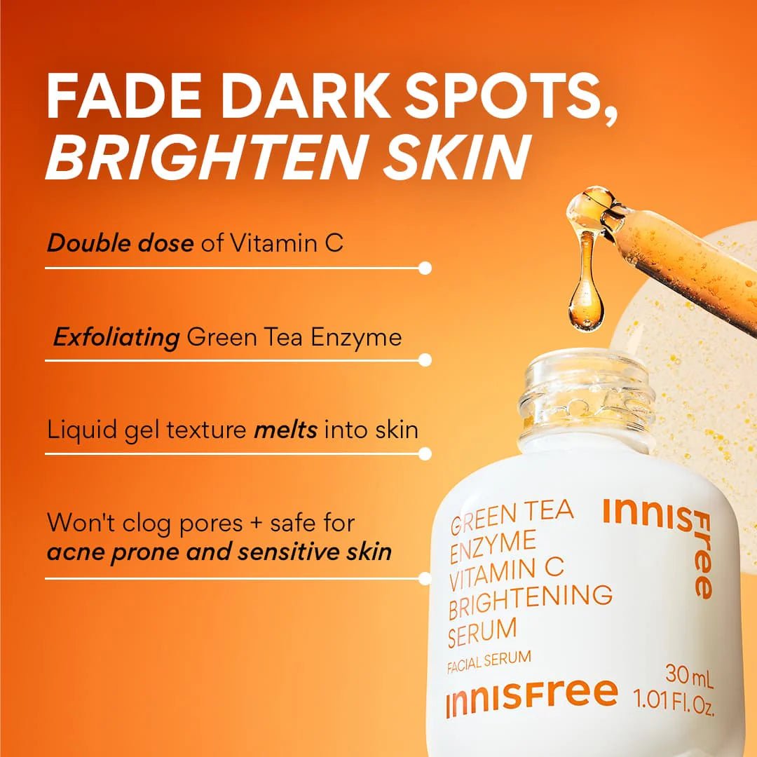 Innisfree Vitamin C Green Tea Enzyme Serum 30ml Refill Set – Toy Story Limited Edition