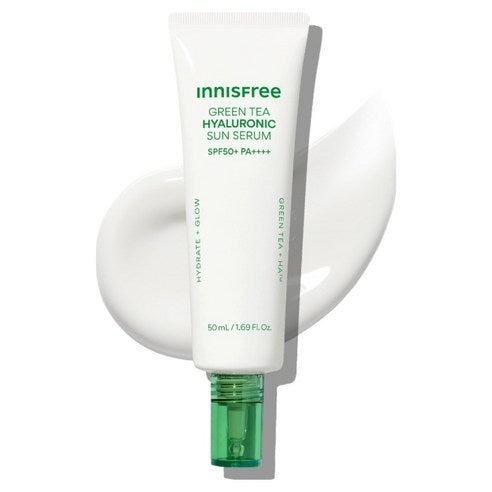 Innisfree Green Tea Hyaluronic Acid Moisture Sun Serum SPF50+ PA++++ 50 ml