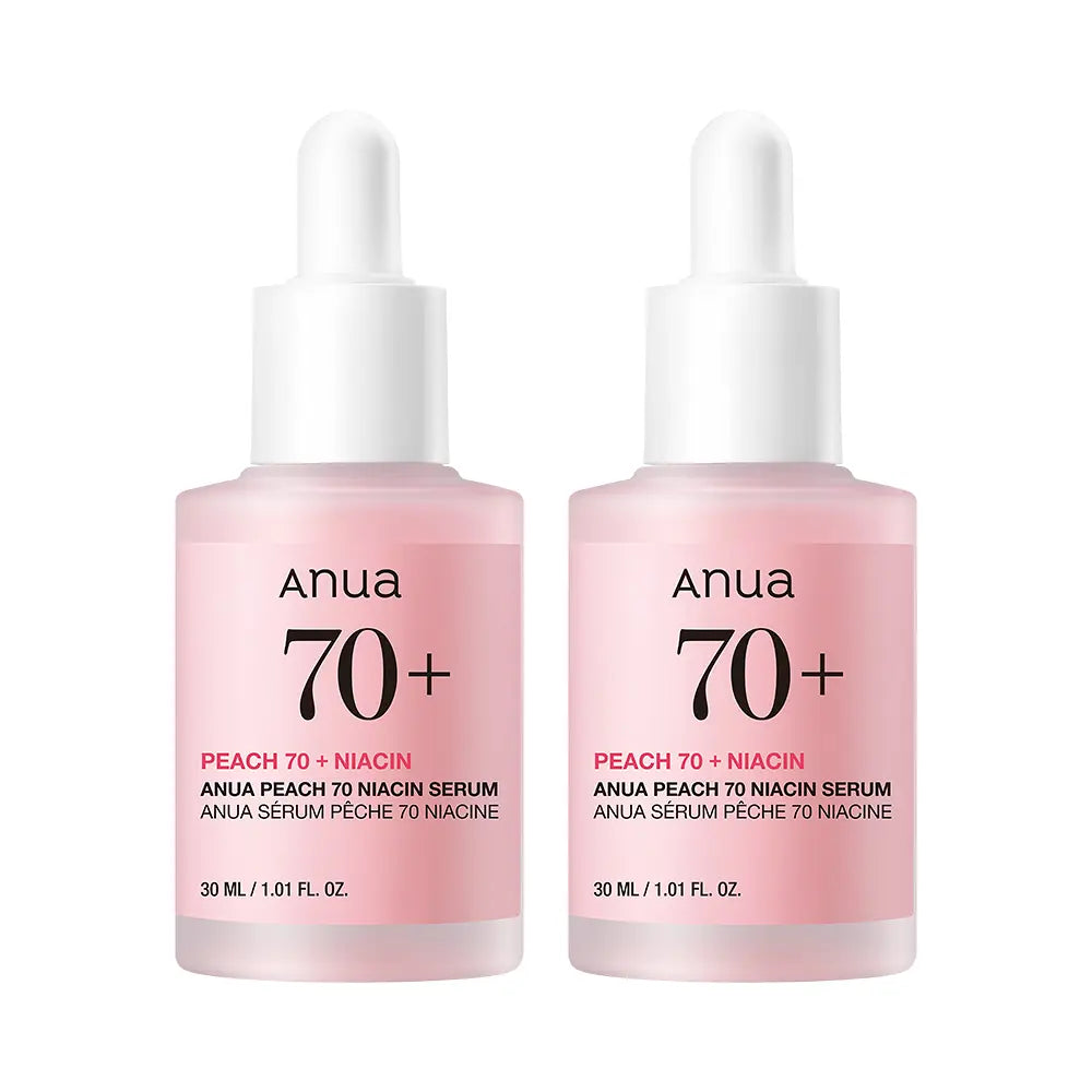 Anua Peach 70 Niacinamide Serum 30ml / Double Pack