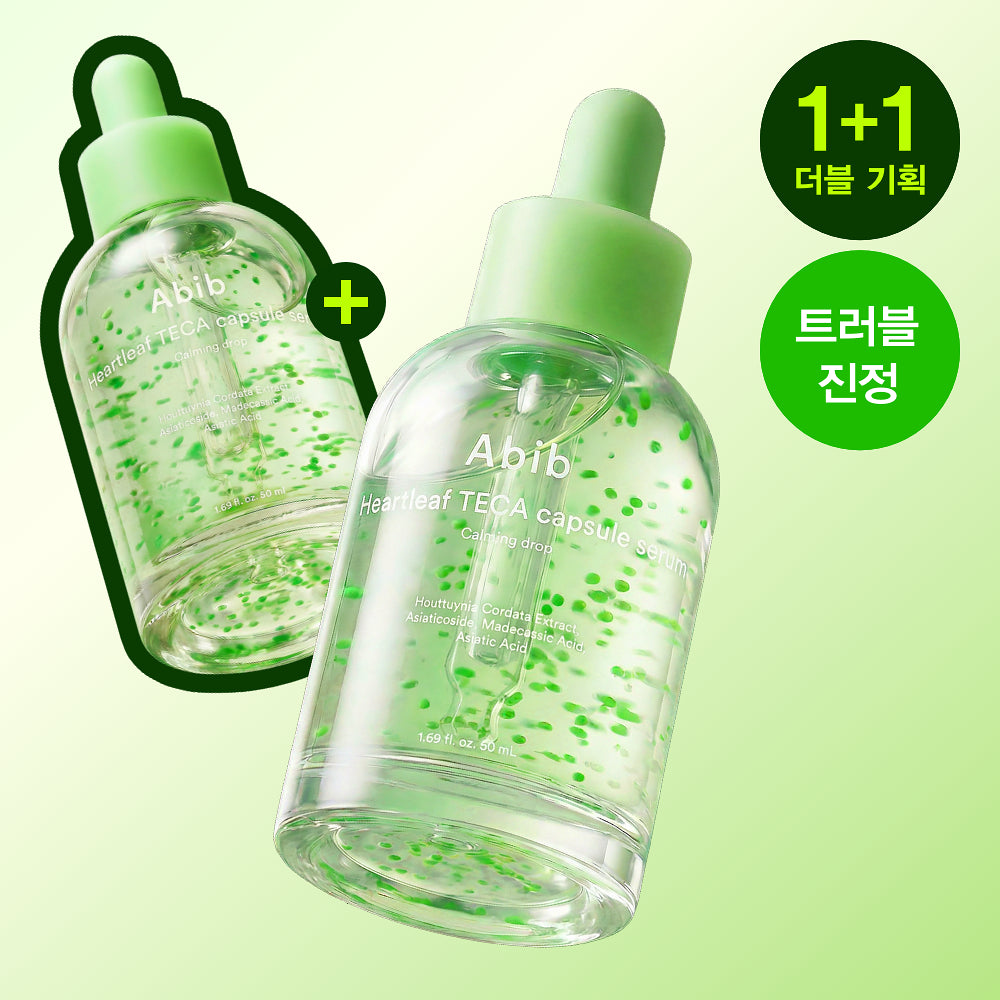 Abib Heartleaf TECA Capsule Serum Calming Drop 50ml Double Pack