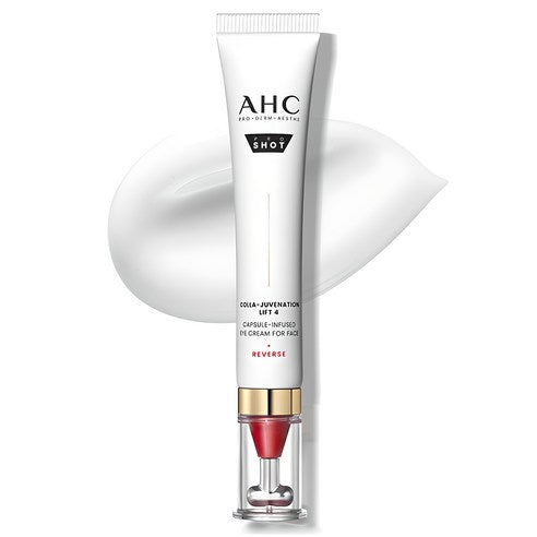AHC Pro Shot Collagen Juvenation Lift 4 Capsules In-Fused Eye Cream 30ml